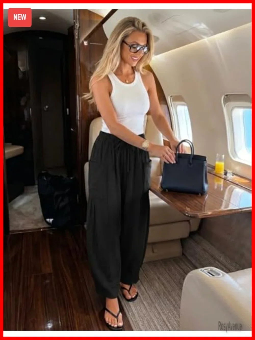 Wide Leg Palazzo Harem Pants Boho Loose Flowy Beach Pant Casual Barrel